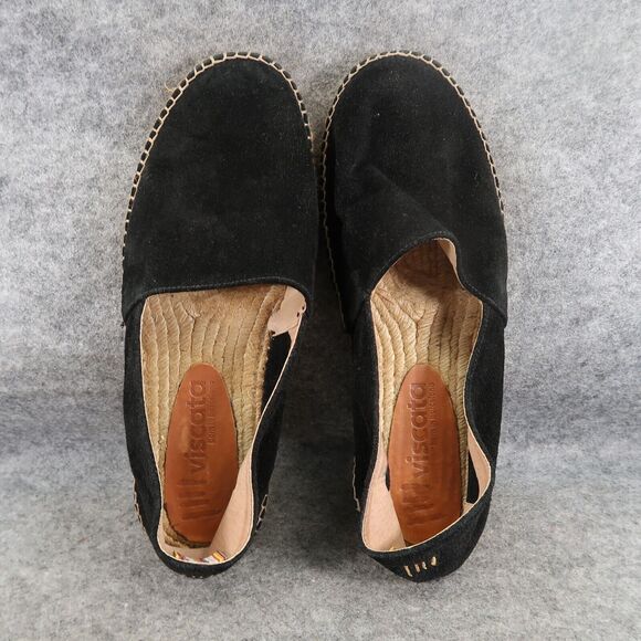 Viscata Shoes Womens 41 Flats Espadrille Loafers Slip On Boho Leather Fashion - Picture 6 of 14